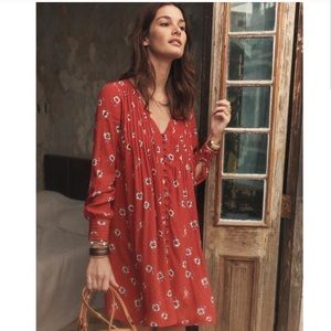 Sezane Joe Dress in Red - Size US 6